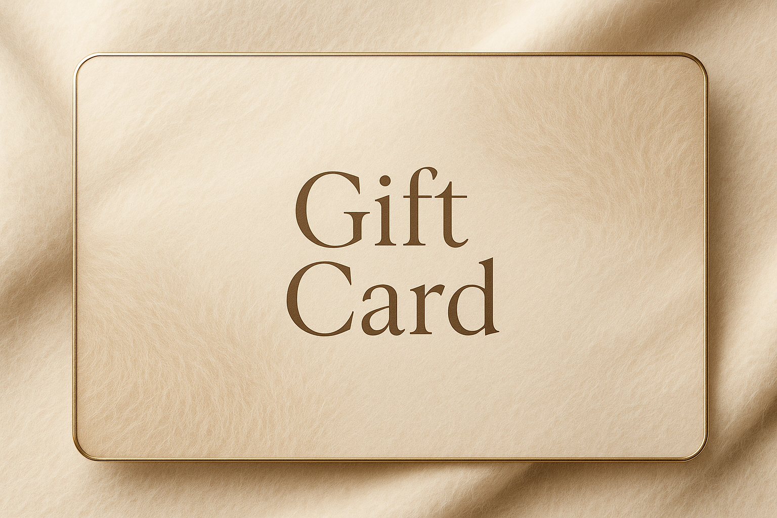 Cashmere gift card